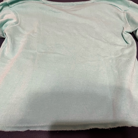 Ocean Drive Teal Sweatshirt Block Island Size Medium nautical - Picture 4 of 4